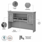 Bureau Fairview 60 W avec huche et rangement
