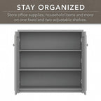 Bureau Fairview 60 W avec huche et rangement