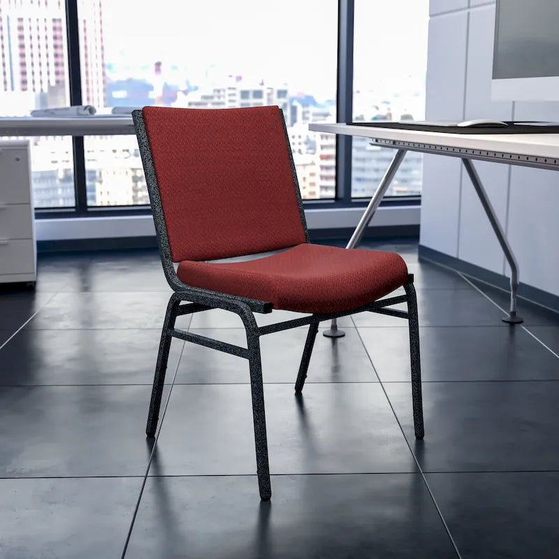 Lot de 4 chaises empilables robustes – 21P x 19,75L x 31,25H