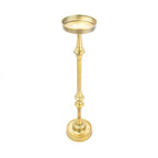 Table d'appoint Glam Martini sur pied ronde de 6 po, Laiton