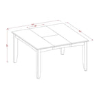 Table de salle à manger avec rallonge papillon et chaises de salle à manger