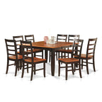 Table de salle à manger avec rallonge papillon et chaises de salle à manger