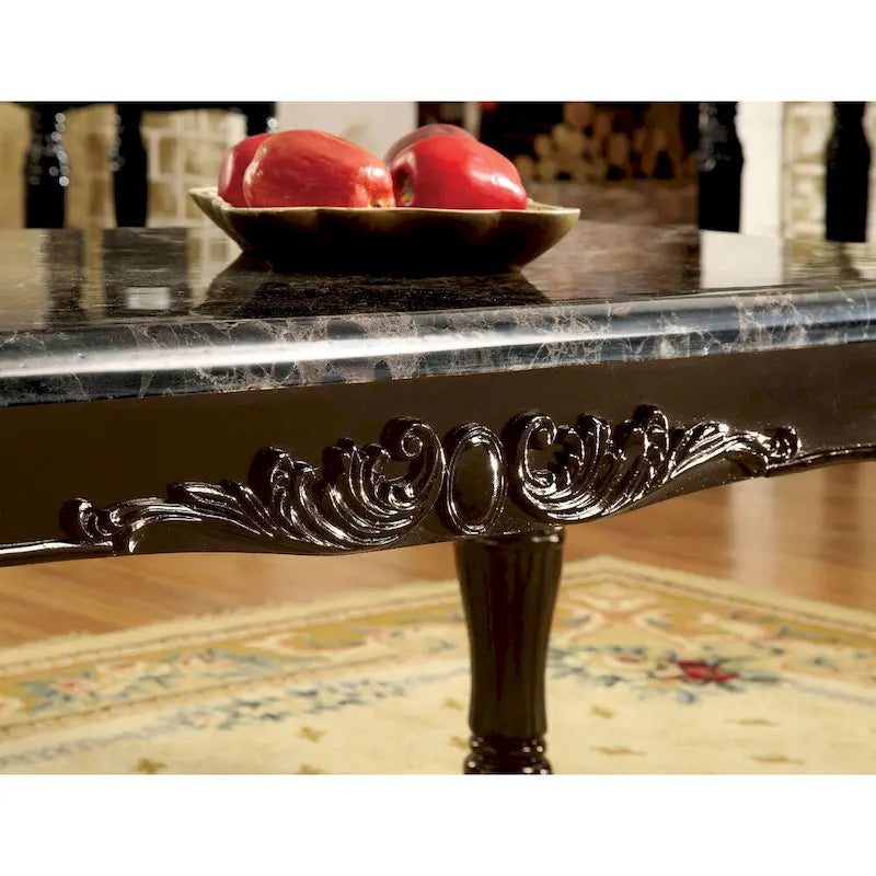 Haia Ensemble de 3 tables basses et tables d'appoint traditionnelles en bois d'espresso