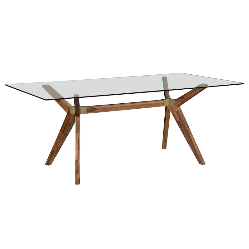 Table à manger en verre Waldorf Modern