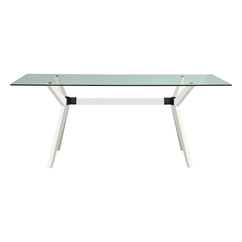 Table à manger en verre Waldorf Modern