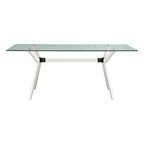 Table à manger en verre Waldorf Modern