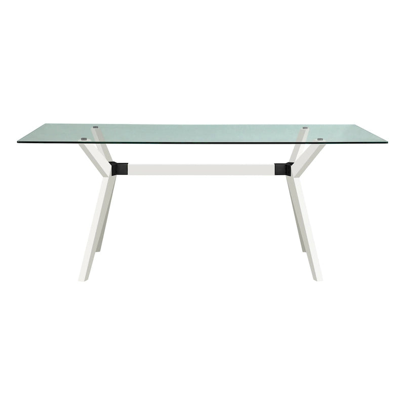 Table à manger en verre Waldorf Modern