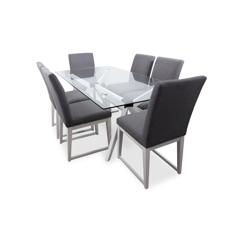 Table à manger en verre Waldorf Modern