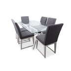 Table à manger en verre Waldorf Modern