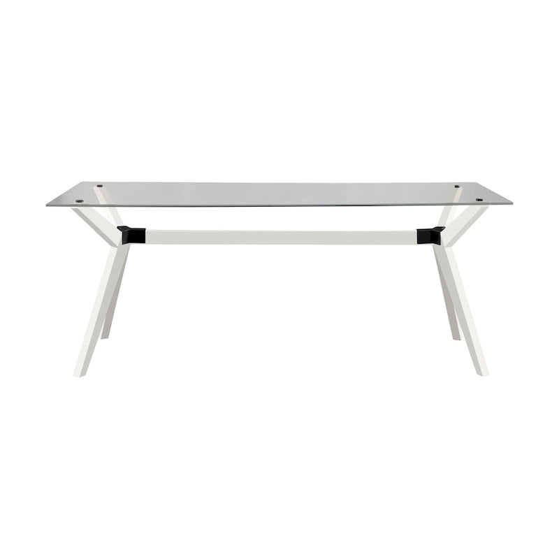 Table à manger en verre Waldorf Modern