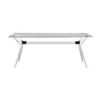 Table à manger en verre Waldorf Modern