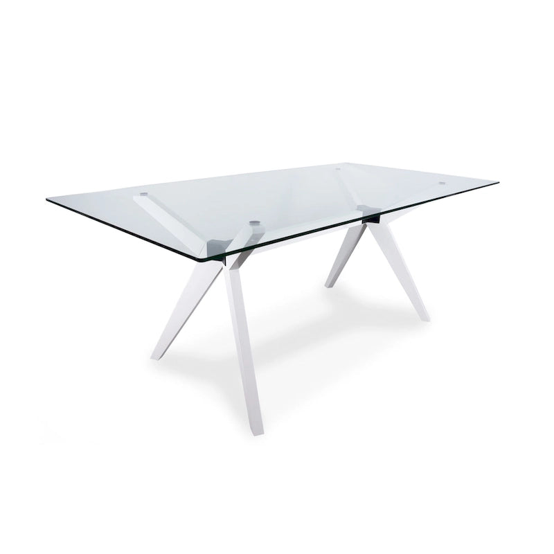 Table à manger en verre Waldorf Modern