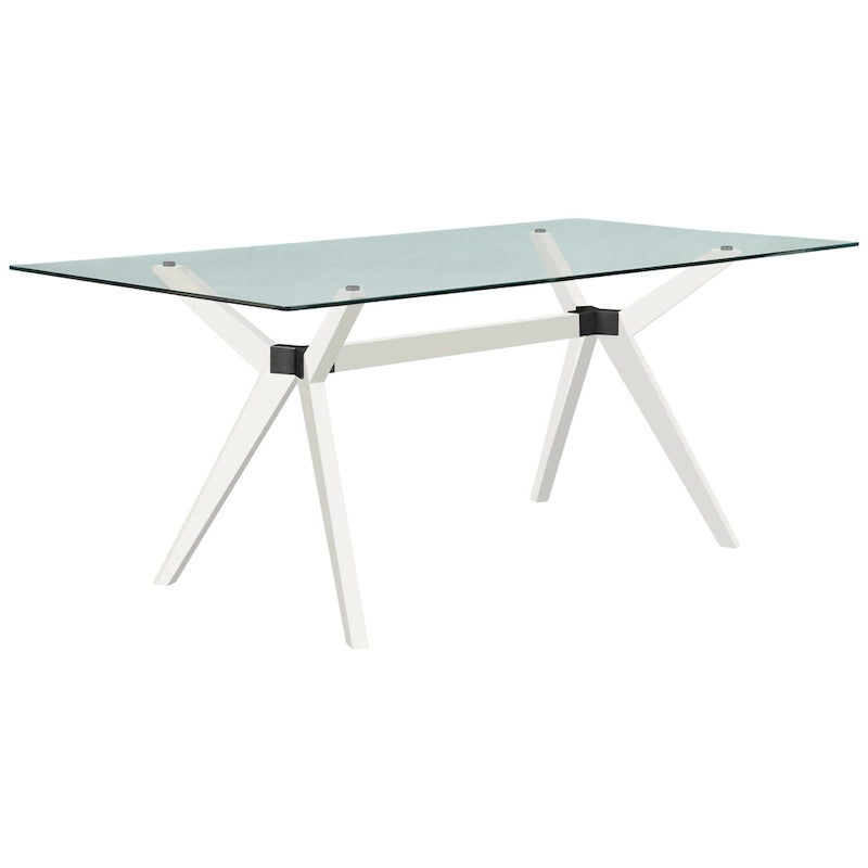 Table à manger en verre Waldorf Modern