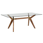 Table à manger en verre Waldorf Modern