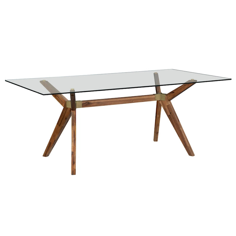 Table à manger en verre Waldorf Modern