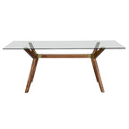 Table à manger en verre Waldorf Modern