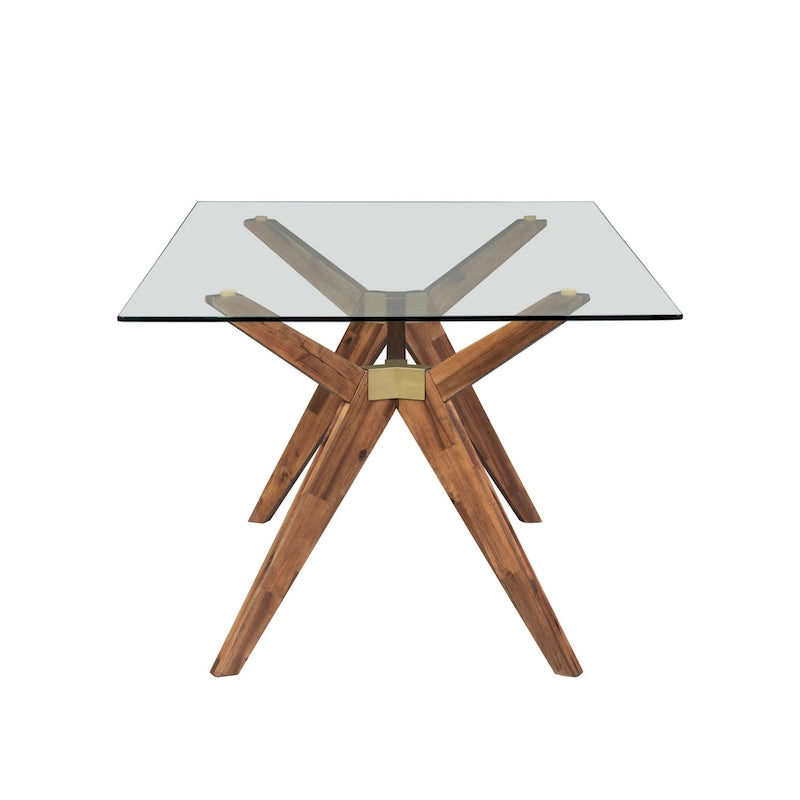 Table à manger en verre Waldorf Modern