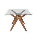 Table à manger en verre Waldorf Modern