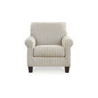 Fauteuil d'appoint Valerani marron/beige – 36 larg. x 36 prof. x 36 haut.