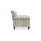 Fauteuil d'appoint Valerani marron/beige – 36 larg. x 36 prof. x 36 haut.