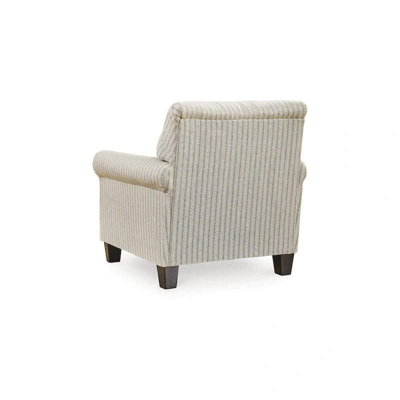 Fauteuil d'appoint Valerani marron/beige – 36 larg. x 36 prof. x 36 haut.