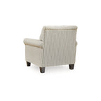 Fauteuil d'appoint Valerani marron/beige – 36 larg. x 36 prof. x 36 haut.