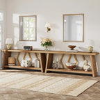 Table console de canapé de 180 cm avec rangement pour entrée et salon