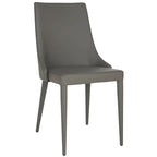 Chaise de salle à manger blanche Socorro style moderne milieu de siècle - 23,6 x 19,6 x 35,5