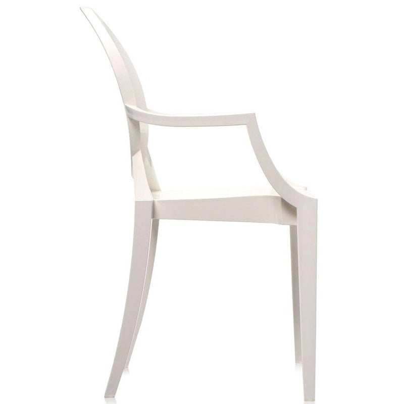 Fauteuil en plastique transparent empilable avec accoudoirs, chaise d'appoint, de salle à manger, de designer, moderne, de bureau, de travail.