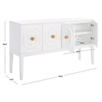 Buffet Chelsie 3 portes 2 étagères – 54 L x 14 P x 30 H