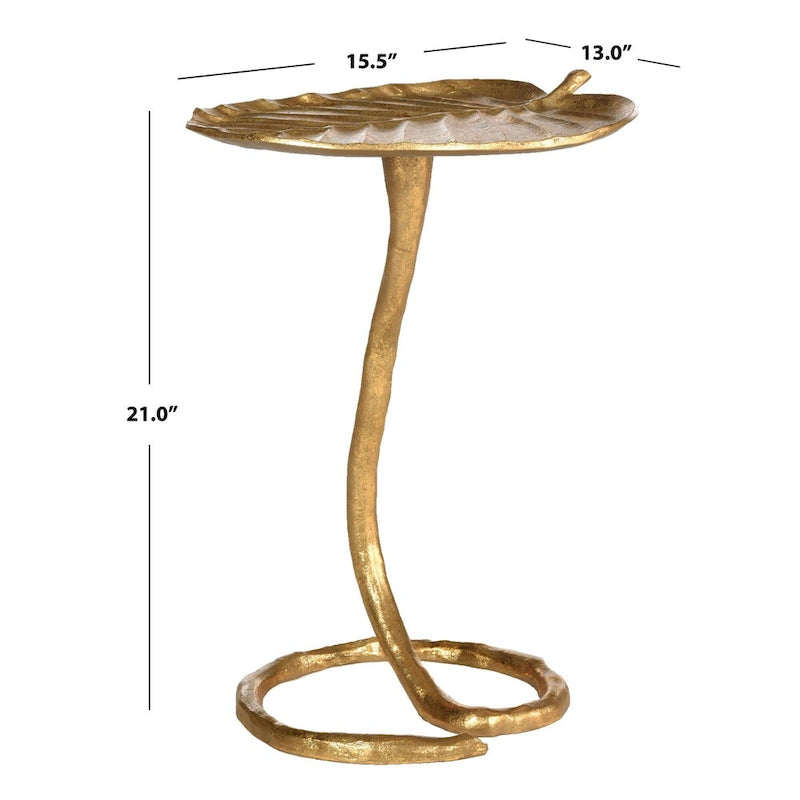 Table d'appoint Sharlene or - 15 x 13 x 21