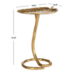 Table d'appoint Sharlene or - 15 x 13 x 21