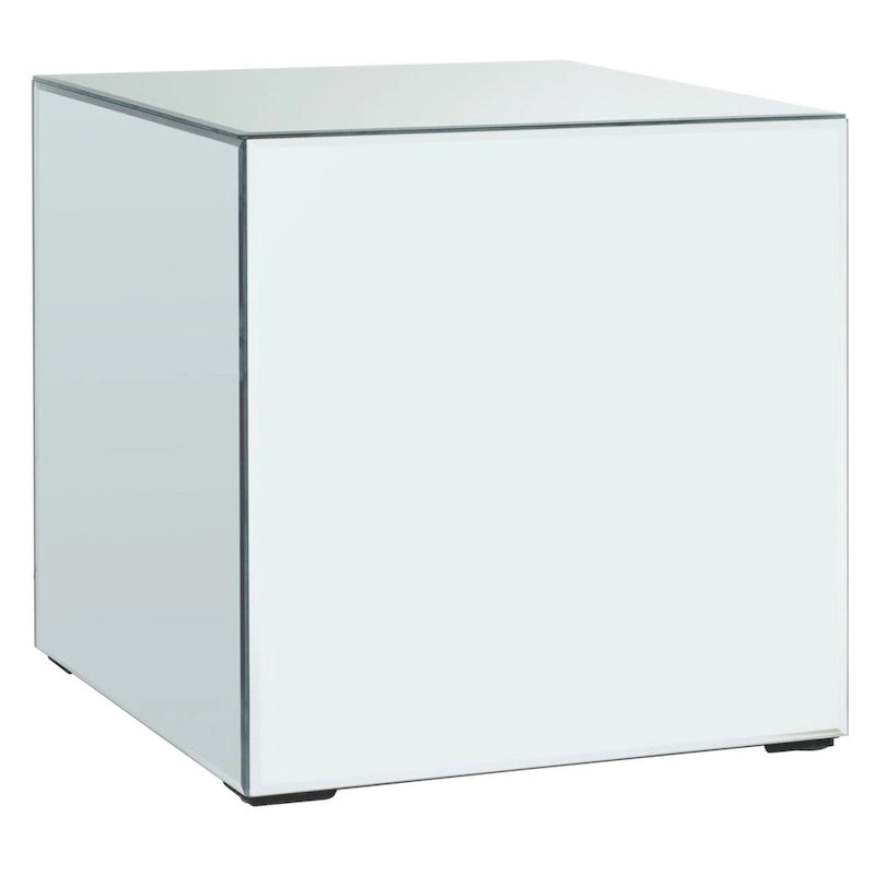 Table d'appoint miroir – 16 L x 16 P x 16 H