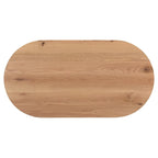 Table basse Tyier Mid-Century Modern en chêne massif - 54 L x 17 H x 28 P