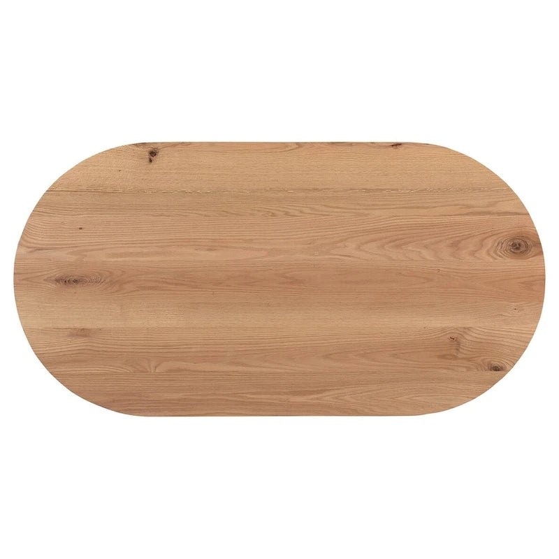 Table basse Tyier Mid-Century Modern en chêne massif - 54 L x 17 H x 28 P