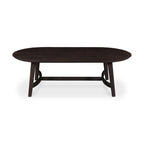 Table basse Tyier Mid-Century Modern en chêne massif - 54 L x 17 H x 28 P