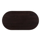 Table basse Tyier Mid-Century Modern en chêne massif - 54 L x 17 H x 28 P