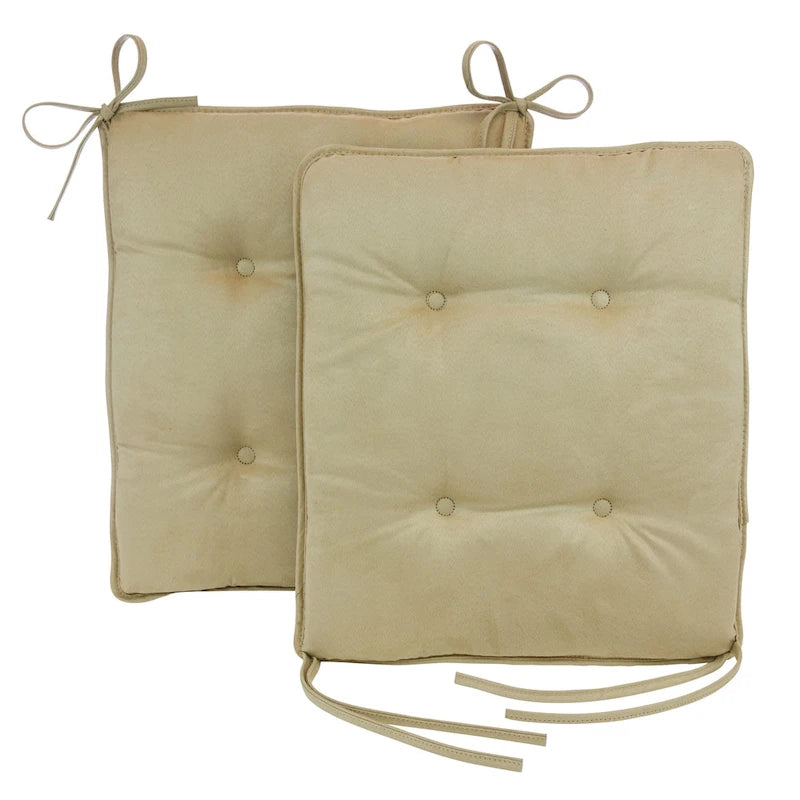 Ensemble de coussins réversibles en chenille pour fauteuil à bascule