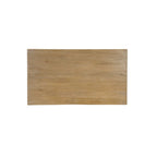 Table à manger en bois massif sculpté de 72 po - 72 L